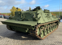 Deutschen Leopard-1 Typ 2 Bergepanzer fahren 