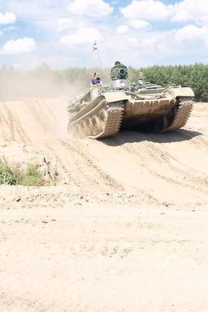 Panzer fahren im T-55